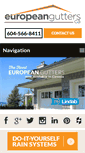 Mobile Screenshot of europeangutters.ca